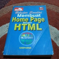 Image of Belajar Sendiri Membuat Home Page dengan html