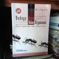 Image of Budaya Iklim Organisasi - Teori Aplikasi dan Penelitian